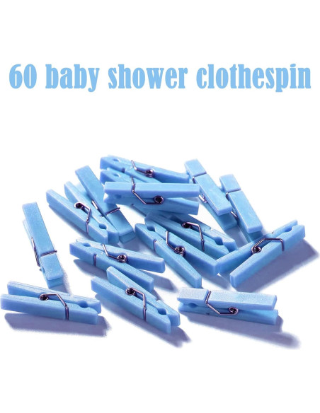 Juego de Pinzas Baby Shower ZJJZGYXINTAI 60 Mini Chupetes Juego de Pinzas Baby Shower ZJJZGYXINTAI 60 Mini Chupetes