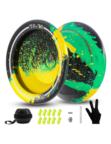 Yoyo Profesional WATIEOBOO de Metal para Niños y Adultos Yoyo Profesional WATIEOBOO de Metal para Niños y Adultos