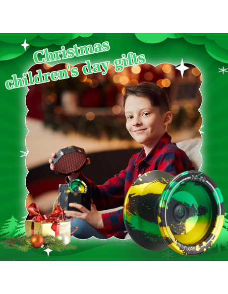 Yoyo Profesional WATIEOBOO de Metal para Niños y Adultos Yoyo Profesional WATIEOBOO de Metal para Niños y Adultos