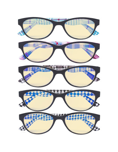 Gafas de Lectura Eyekepper +1.75 Bloqueadoras Luz Azul 5 Paquetes