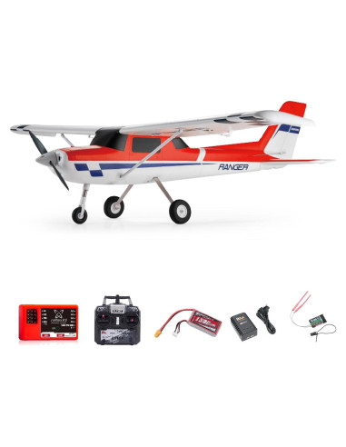 Avión RC FMS Ranger Reflex V3 1220mm Rojo RTF para Principiantes