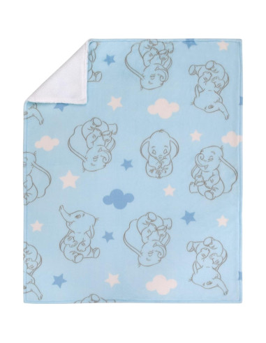 Manta de Sherpa para Bebé NoJo Disney Dumbo 76x91 cm