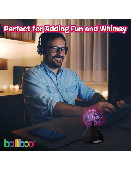 Bola de Plasma BALIBOO 3" Rosa y Azul Interactiva Bola de Plasma BALIBOO 3" Rosa y Azul Interactiva