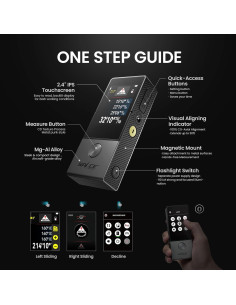 Medidor Láser MiLESEEY D9 Pro 100.58 m Pantalla Táctil 2