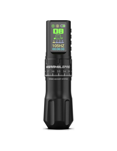 Máquina de Tatuaje Inalámbrica Wormhole HKP14 Pluma 1800mAh