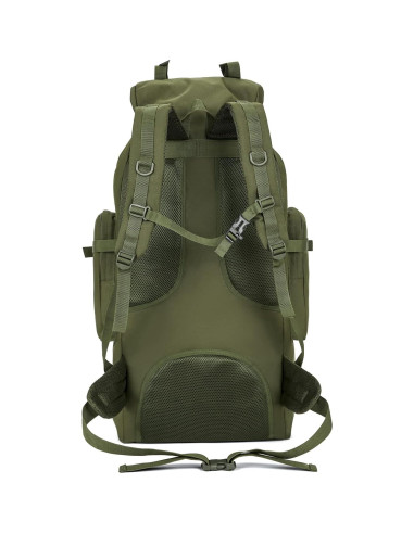 Mochila de Camping 100L Militar Molle Impermeable Verde