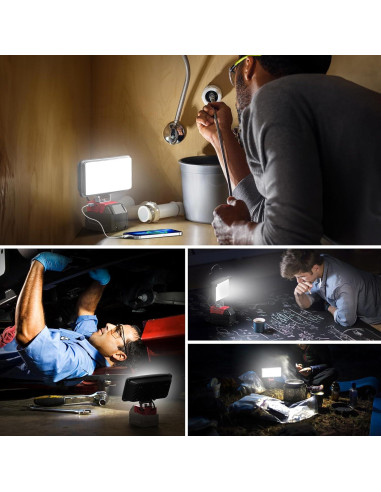 Luz de trabajo LED Ecarke 90W para batería Milwaukee 18V