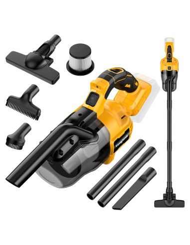 Aspiradora Inalámbrica Dewalt 20V MAX con Filtro HEPA 2L