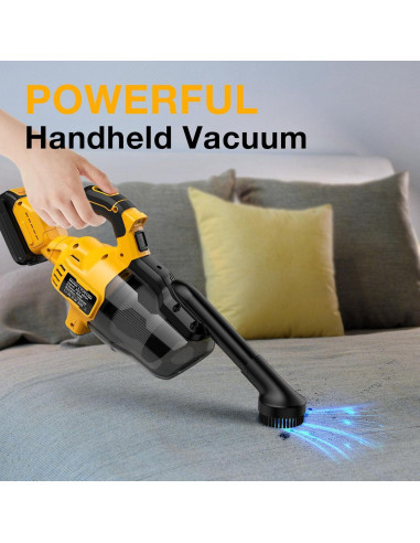 Aspiradora Inalámbrica Dewalt 20V MAX con Filtro HEPA 2L