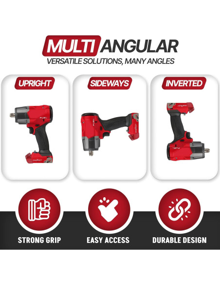 Soporte de Herramientas Milwaukee M18 - Paquete de 3 - Fácil Instalación Soporte de Herramientas Milwaukee M18 - Paquete de 3 - Fácil Instalación