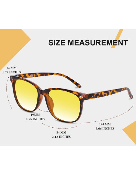 Gafas de Conducción HAOLOTA Polarizadas HD Tinte Amarillo Gafas de Conducción HAOLOTA Polarizadas HD Tinte Amarillo