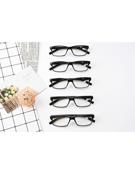 Gafas de Lectura Eyekepper 5 Paquete Hombres 1.25x Gafas de Lectura Eyekepper 5 Paquete Hombres 1.25x