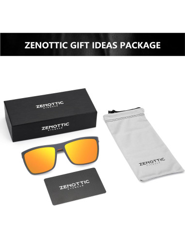 Gafas de sol ZENOTTIC TR90 polarizadas UV400 para hombres