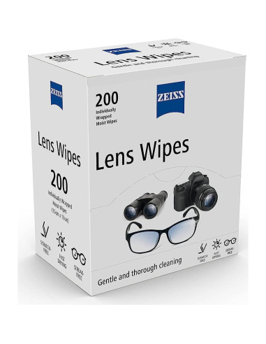 Toallitas de limpieza de lentes Zeiss 400 unidades