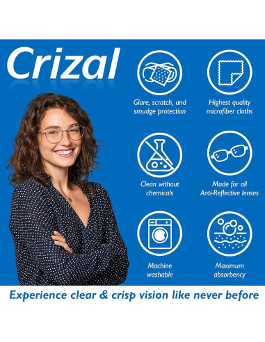Kit Limpiador de Lentes Crizal 2oz con Paño Microfibra