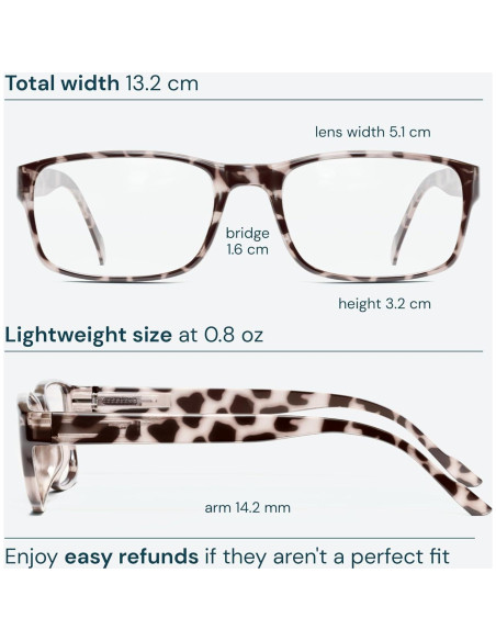 Gafas de Lectura Gaoye 5 Pack Anti Luz Azul 3.5x Gafas de Lectura Gaoye 5 Pack Anti Luz Azul 3.5x