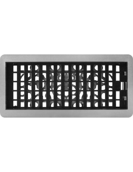 Rejilla de Piso Feng Shui Decor Grates LFGS410-NKL 10x25 cm Níquel Rejilla de Piso Feng Shui Decor Grates LFGS410-NKL 10x25 cm Níquel