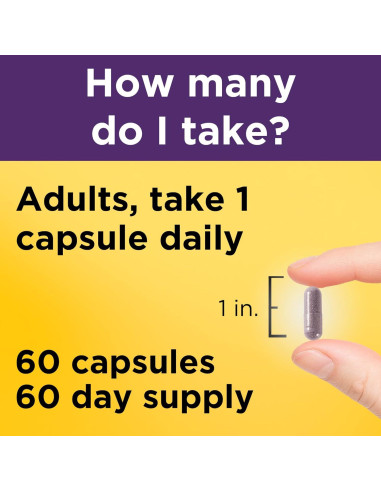 Elderberry Nature Made 400 mg con Vitamina C y Zinc - 60 Cápsulas