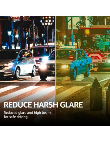 Gafas de Visión Nocturna LVIOE Amarillas Antirreflejo 2 Pack