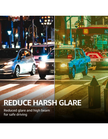 Gafas de Visión Nocturna LVIOE Amarillas Antirreflejo 2 Pack