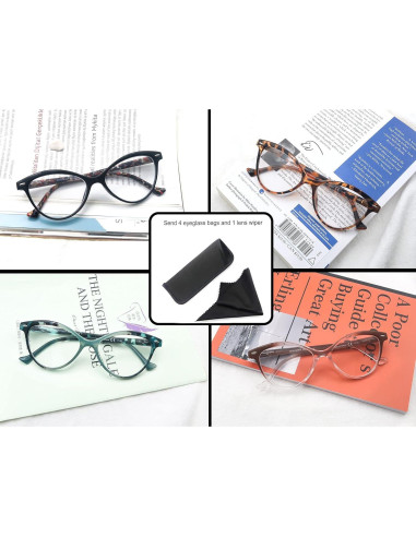 Gafas de Lectura MODFANS Ojo de Gato 0.5x 4 Colores