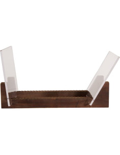 Soporte para Discos de Vinilo KAIU - Madera Nuez, 50 LPs 2