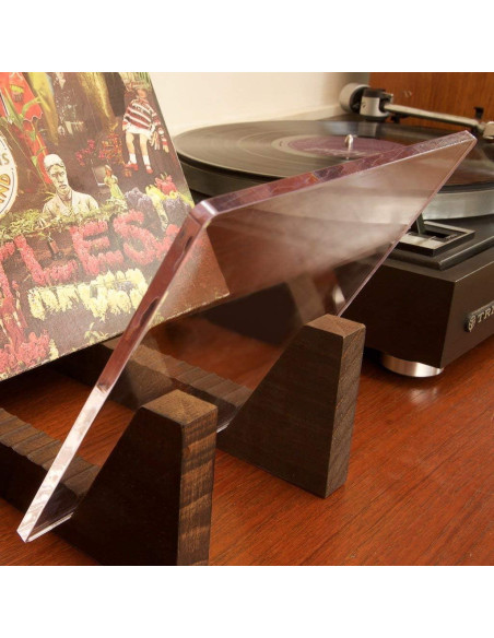 Soporte para Discos de Vinilo KAIU - Madera Nuez, 50 LPs Soporte para Discos de Vinilo KAIU - Madera Nuez, 50 LPs