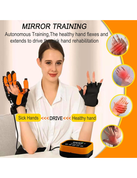 Guantes de Rehabilitación XUETAO para Mano Derecha XL Guantes de Rehabilitación XUETAO para Mano Derecha XL