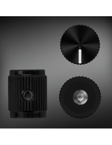 Perillas de Efecto de Guitarra DaierTek 13 Piezas Metal Anodizado