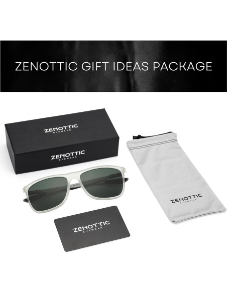 Gafas de sol ZENOTTIC cuadradas UV400 para hombres Gafas de sol ZENOTTIC cuadradas UV400 para hombres