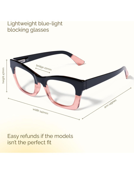 Gafas de Lectura CCVOO 6 Pack Oprah Luz Azul 1.75x Gafas de Lectura CCVOO 6 Pack Oprah Luz Azul 1.75x