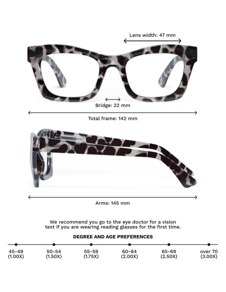 Gafas de Lectura CCVOO Oprah 6 Paquete Luz Azul 2.75x Gafas de Lectura CCVOO Oprah 6 Paquete Luz Azul 2.75x