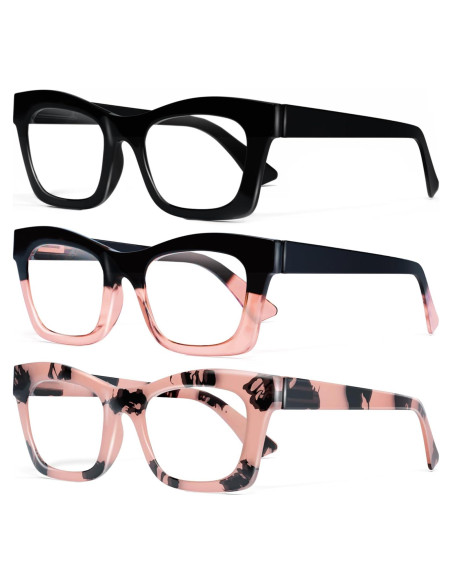 Gafas de Lectura CCVOO 6 Pack Estilo Oprah 4.0x Rosa Gafas de Lectura CCVOO 6 Pack Estilo Oprah 4.0x Rosa