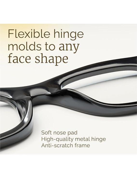 Gafas de Lectura CCVOO 6 Pack Estilo Oprah 4.0x Rosa Gafas de Lectura CCVOO 6 Pack Estilo Oprah 4.0x Rosa
