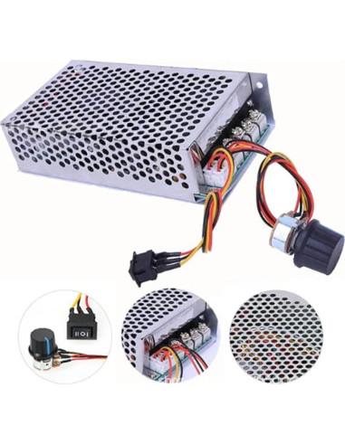 Controlador de Velocidad de Motor DC Carkee 10-50V 100A 5000W