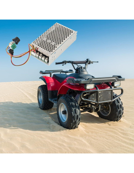 Controlador de Velocidad de Motor DC Carkee 10-50V 100A 5000W Controlador de Velocidad de Motor DC Carkee 10-50V 100A 5000W