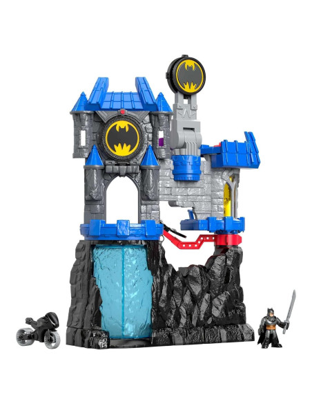 Juguete Batcueva Fisher-Price con Batman y Batimoto Juguete Batcueva Fisher-Price con Batman y Batimoto