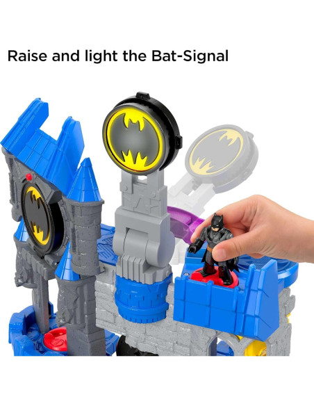 Juguete Batcueva Fisher-Price con Batman y Batimoto Juguete Batcueva Fisher-Price con Batman y Batimoto