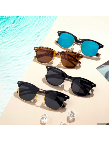 Gafas de sol polarizadas Pro Acme UV 400 unisex semi-rimless