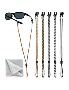 Cadena para Gafas SIGONNA - Sujetador Ajustable Marrón