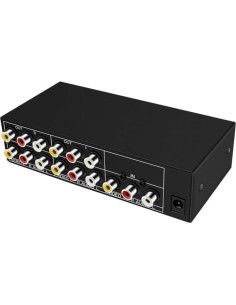 Divisor de Audio Video Suckoo 3RCA 1 Entrada 4 Salidas 2