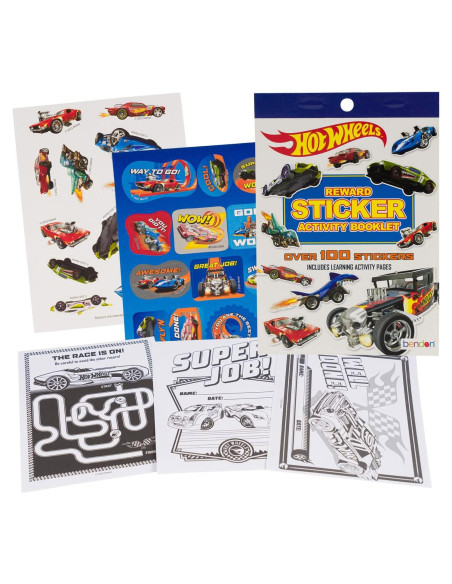 Libro de Actividades Bendon Hot Wheels con Stickers Libro de Actividades Bendon Hot Wheels con Stickers