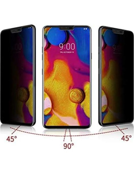 Protector de Pantalla Vidrio Templado Anti-Espía LG V40 ThinQ - 2 Unidades Protector de Pantalla Vidrio Templado Anti-Espía LG V40 ThinQ - 2 Unidades