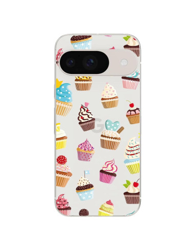 Funda Blingy's para Google Pixel 9 Pro - Estilo Cupcake, TPU 6.3"