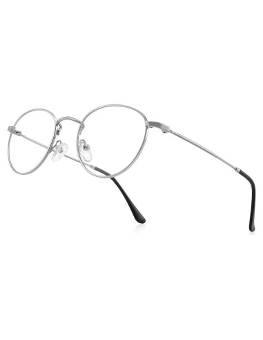 Gafas de lectura metálicas clásicas 2.5x anti luz azul
