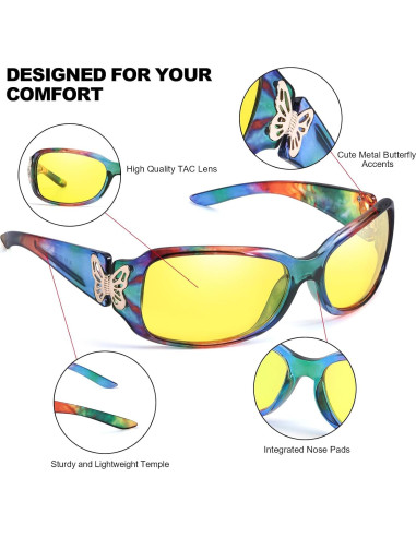Gafas de Conducción Nocturna IGNAEF Amarillas Polarizadas
