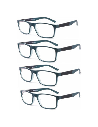 Gafas de lectura DONGDI 4 paquetes anti luz azul 1.75