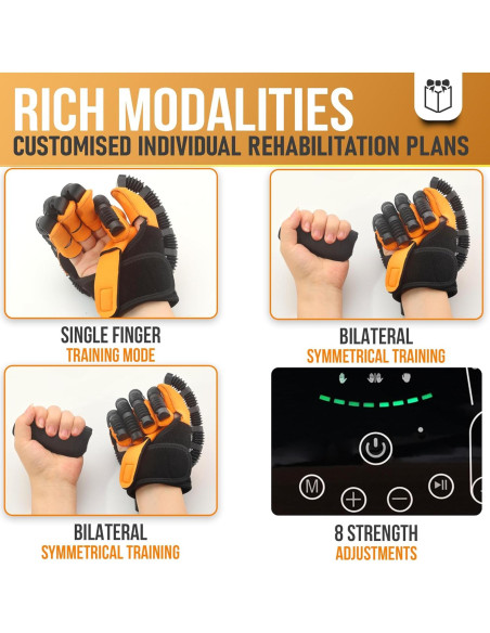 Guantes de Rehabilitación de Mano Linkox - Mano Izquierda S Guantes de Rehabilitación de Mano Linkox - Mano Izquierda S