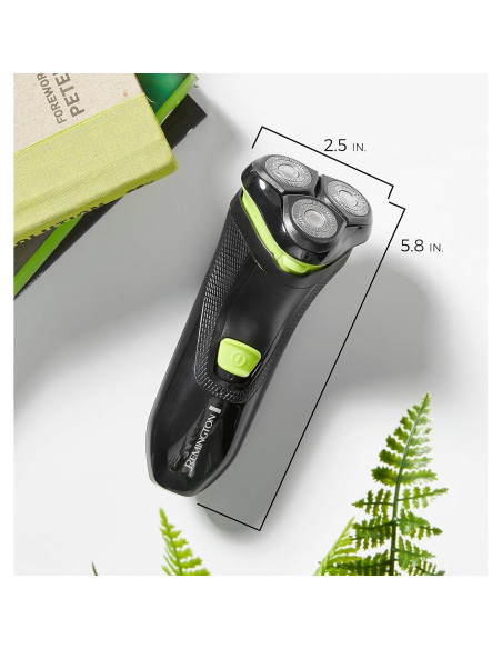 Afeitadora Rotativa Remington Ultra Style PR1320 40 min Negro/Verde Afeitadora Rotativa Remington Ultra Style PR1320 40 min Negro/Verde