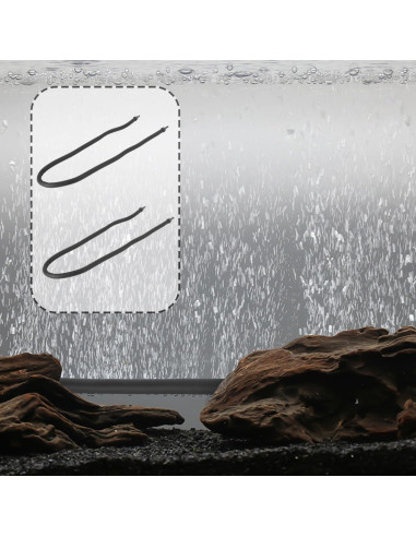 BESTOYARD 2 Piezas Tubos Difusores de Oxígeno para Acuario